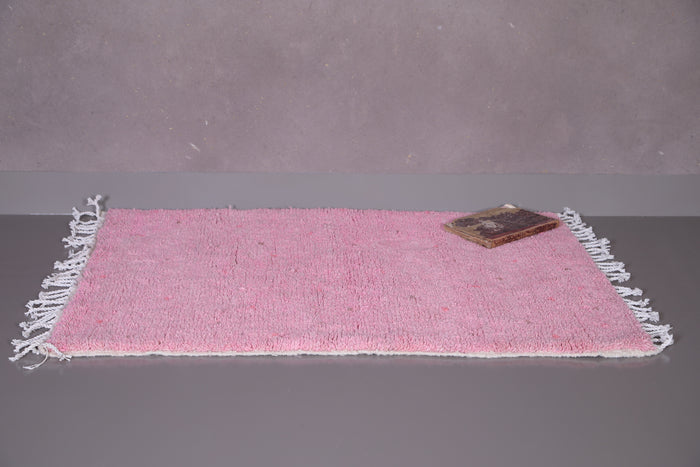 Azilal Moroccan Pink Rug - Wool Berber carpet - Custom Rug - custom moroccan rugs