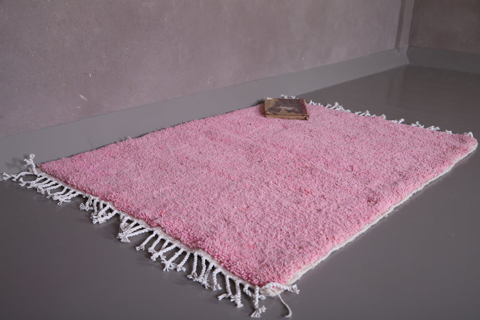 Azilal Moroccan Pink Rug - Wool Berber carpet - Custom Rug - custom moroccan rugs