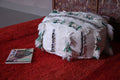 Moroccan round berber handwoven kilim pouf - kilim pouf