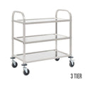 N CATERING CART 3 TIER LARGE SS (HFH3070)