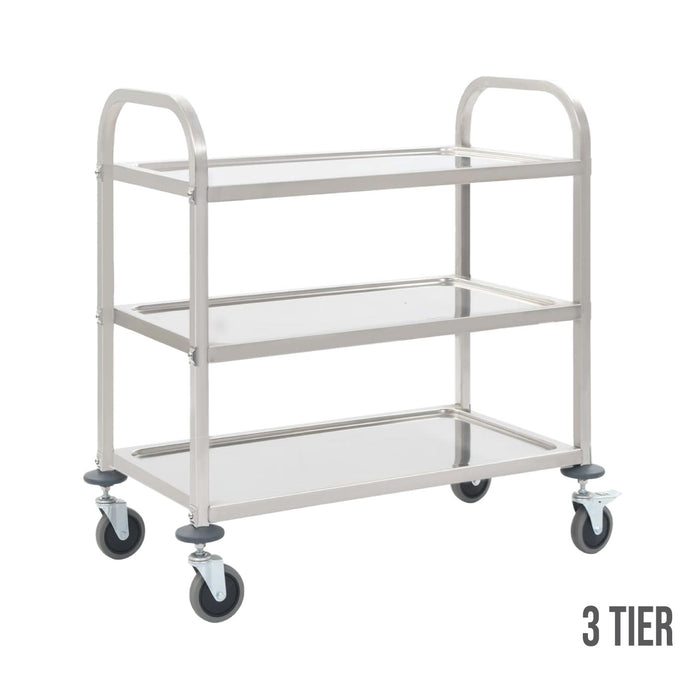 N CATERING CART 3 TIER LARGE SS (HFH3070)