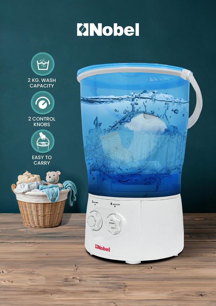 Nobel Baby Washer Blue 2 Kgs - NWM22