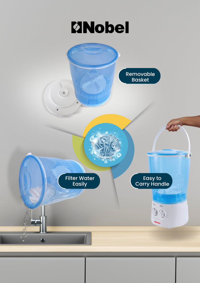 Nobel Baby Washer Blue 2 Kgs - NWM22