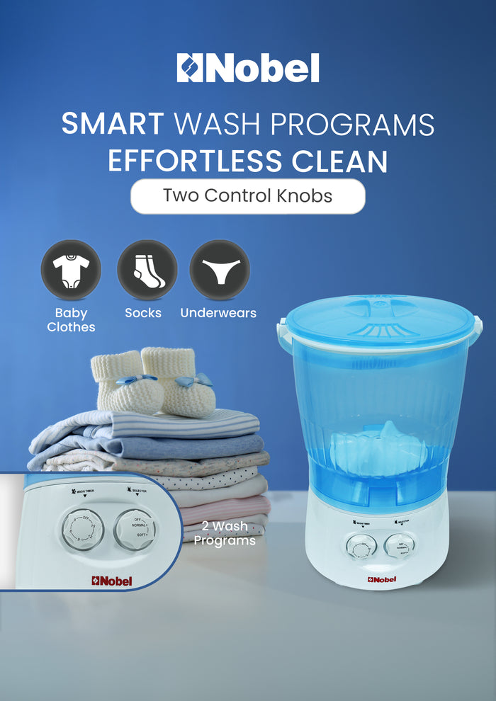 Nobel Baby Washer Blue 2 Kgs - NWM22