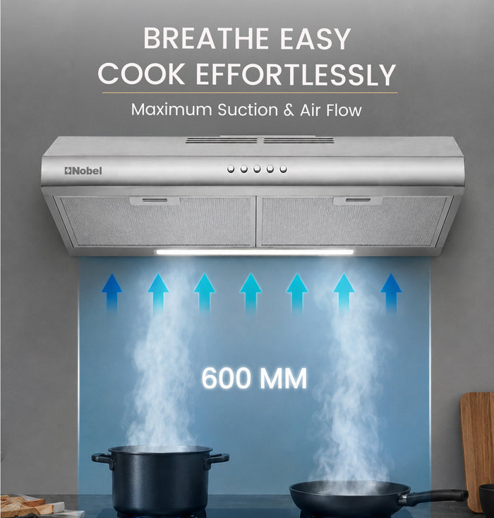 NOBEL Builtin - Hoods Stainless Steel 60cm NBI7501CHSS