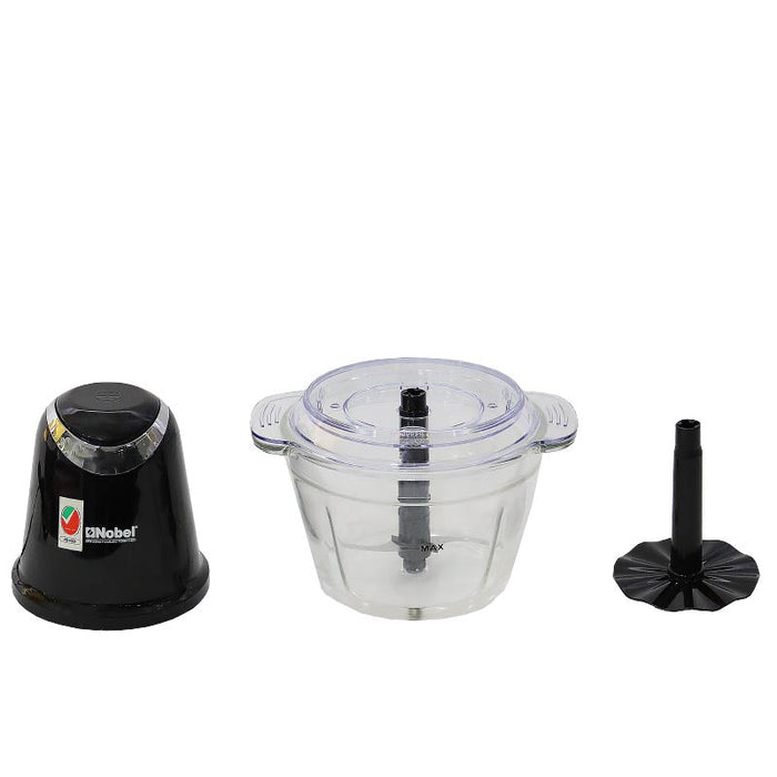 NOBEL Chopper 1 Litre Glass Bowl Plastic Body NCFP363