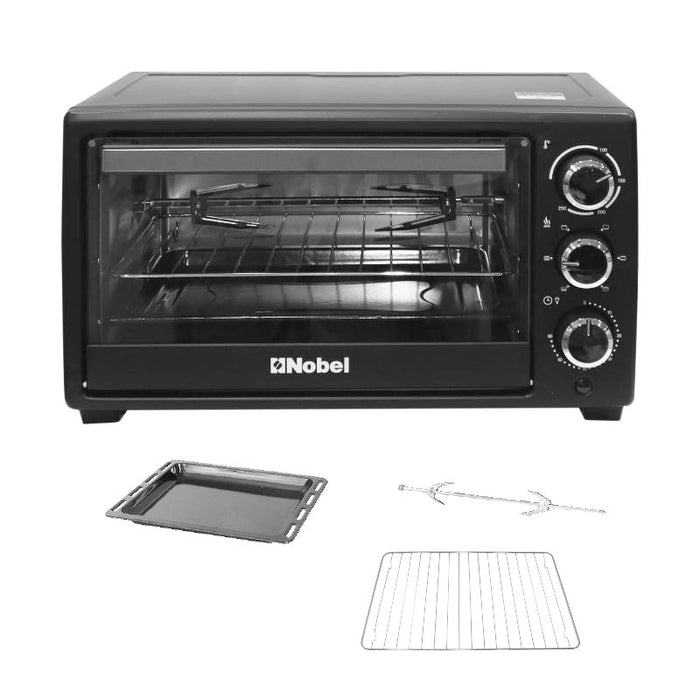 Nobel Electric Oven Black 18 Ltrs 1280W Stainless Steel Heating NEO20