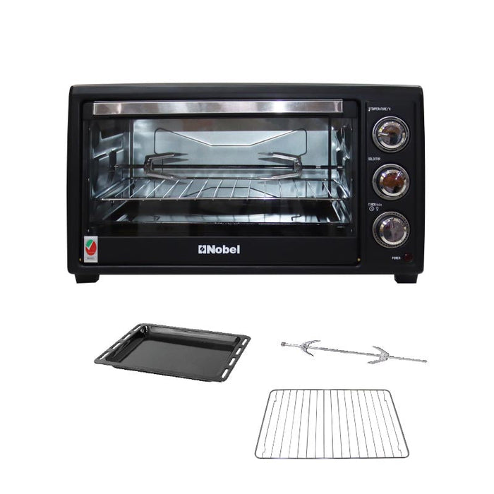 Nobel Electric Oven Black 35 Litres 1500W  NEO36