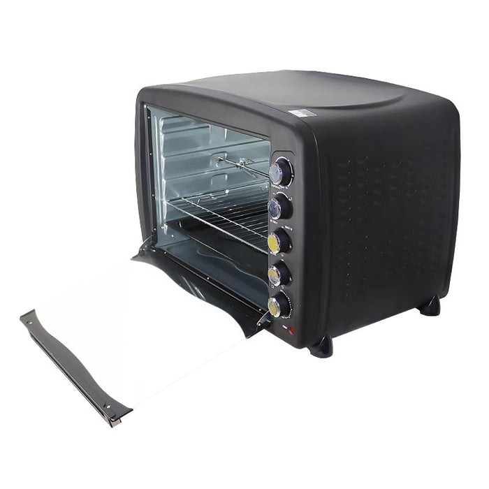 Nobel Electric Oven Black Convection Fan Rotisserie NEO100