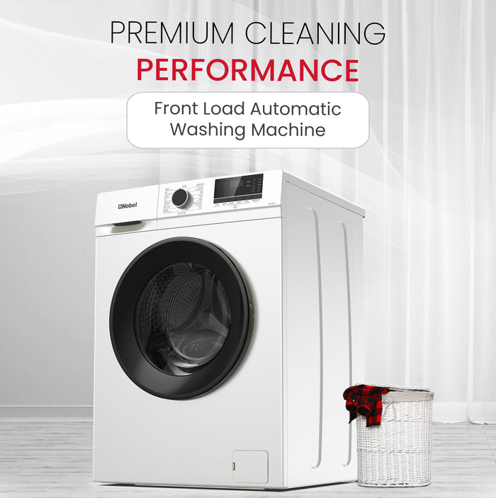 Nobel Front Load Washers White 6 Kgs 1000Rpm NWM760RH