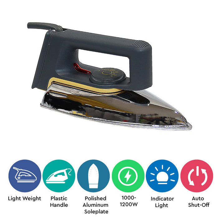 NOBEL Iron - Dry Silver 1200W NDI567P