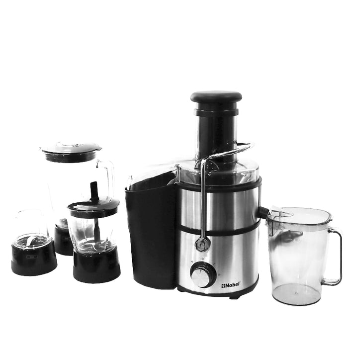 Nobel Juicer Stainless Steel 2 Litre 800W Silver Color NJE404E