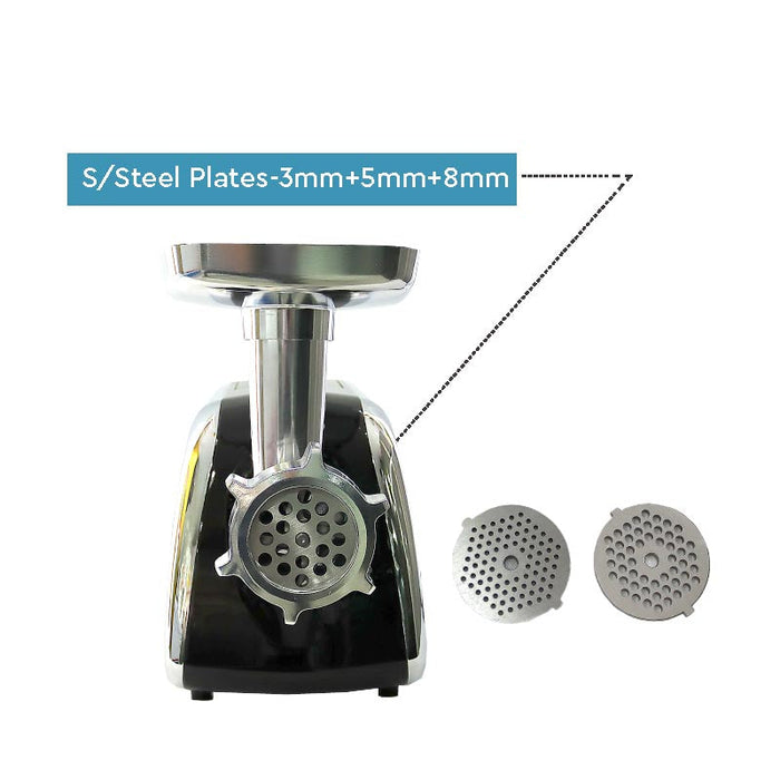 Nobel Meat Grinder Black 1800W 2 Speed+Reverse Function NMG2500
