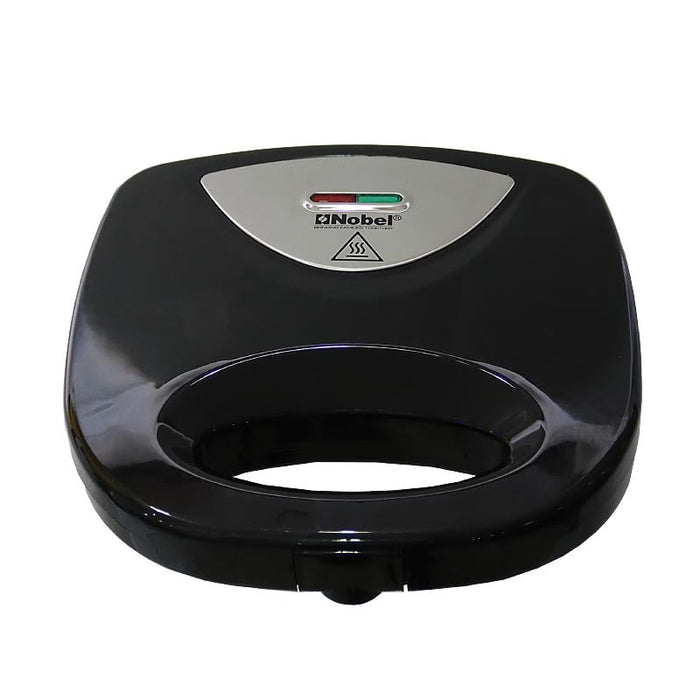Nobel Sandwich Maker 700W Black/Silver Color NSM25S