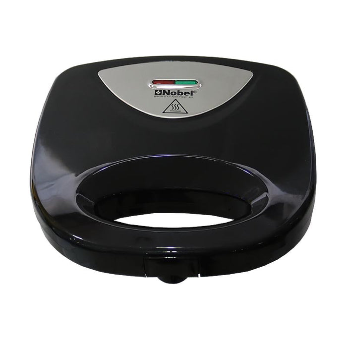 Nobel Sandwich Maker 700W Black/Silver Color NSM25S