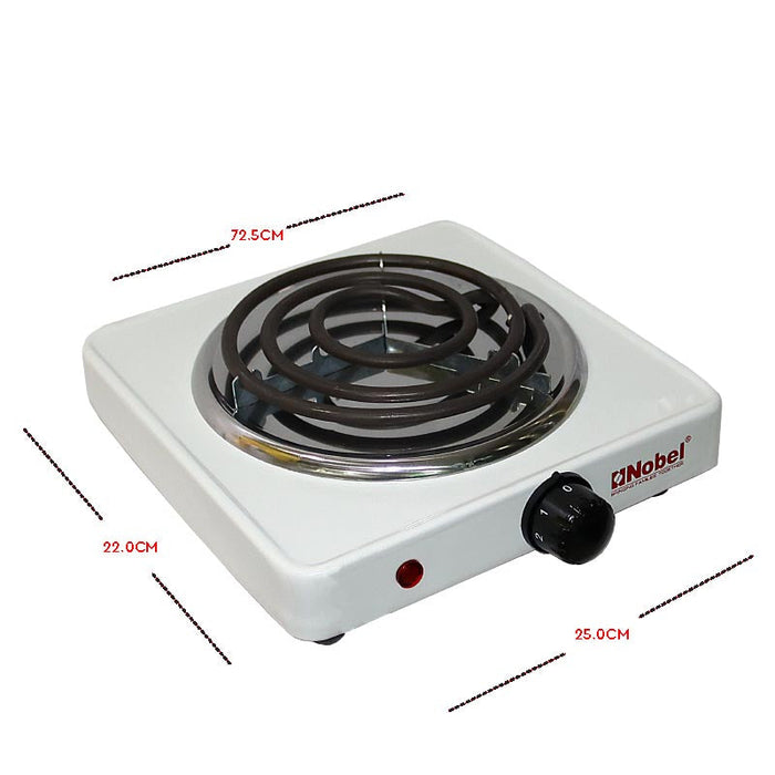 Nobel Spiral Hot Plate 1000W 5KG Silver Color NHPS001
