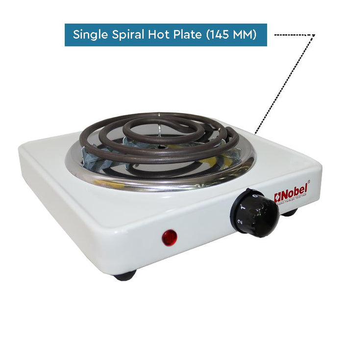 Nobel Spiral Hot Plate 1000W 5KG Silver Color NHPS001
