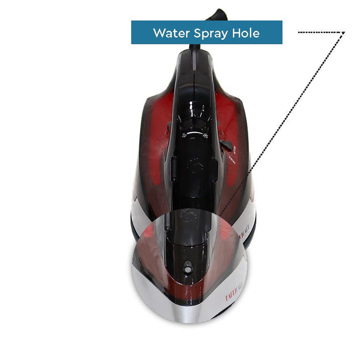 Nobel Steam Press Iron Red Ceramic Sole Plate  NSI27