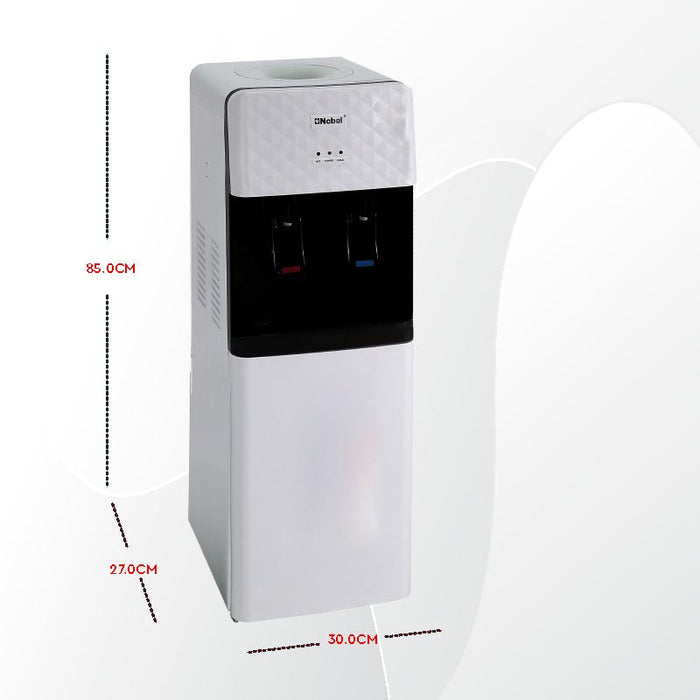 Nobel Water Dispenser Free Standing White Cabinet NWD1602
