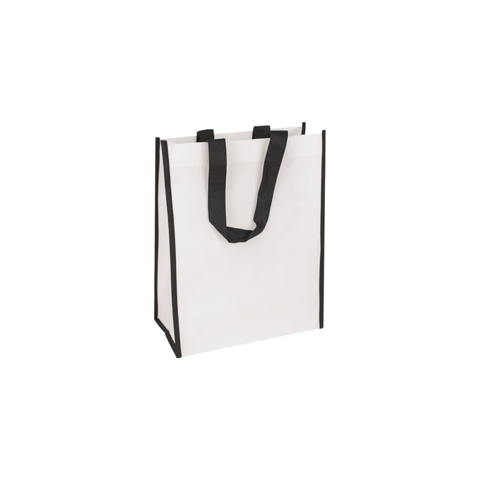 NON WOVEN TOTE W/CONTRAST TRIM