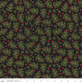 Northern Christmas - Whimsical Trees Black - C17832-BLACK