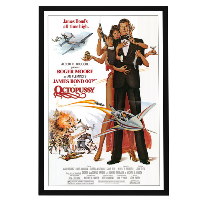 "Octopussy" (1983) Framed Movie Poster