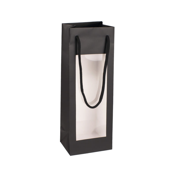 ONE BOTTLE WINE BAGS W/ WINDOW