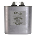 ONE Power 15-MFD, 370V or 440V Single Run A/C Capacitor 15 uF CBB65B Air Conditioner Capacitors for AC Unit Fan Motor Start or Heat Pump or Condenser Straight Cool (OPCSR15) One Products AC Capacitors