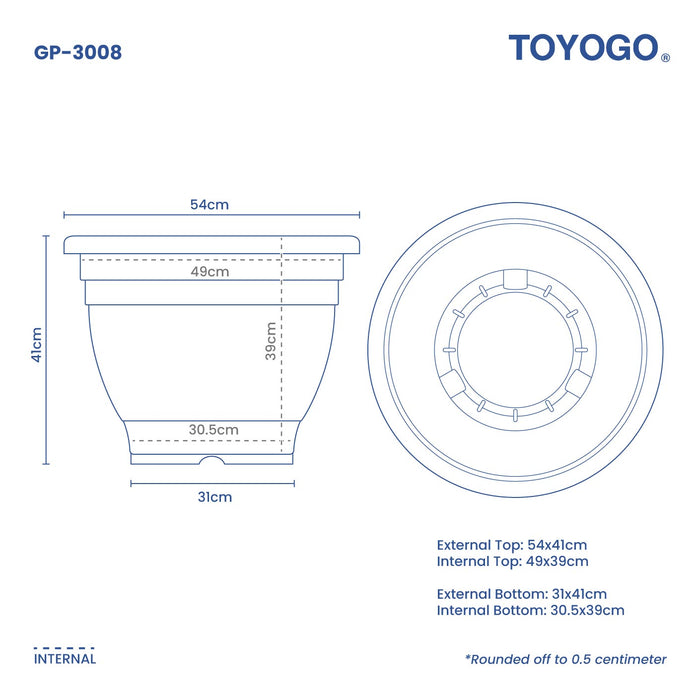 ORA GARDEN POT - NO.7 (GP3008)