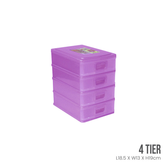 ORGANIZZA 4 TIER MINI DRAWER (201-4)