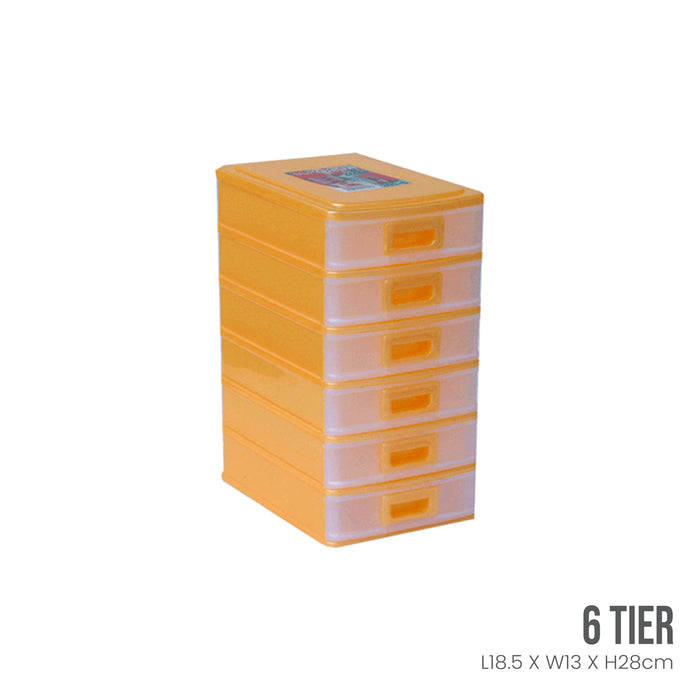 ORGANIZZA 6 TIER MINI DRAWER (201-6)
