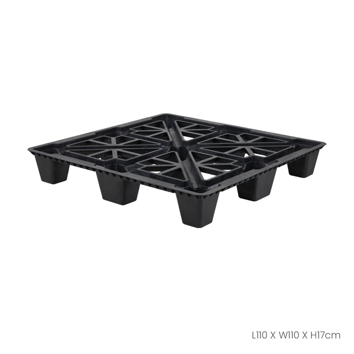 PALLET FOR EXPORT USE (BLACK/GREEN) (P-7782)