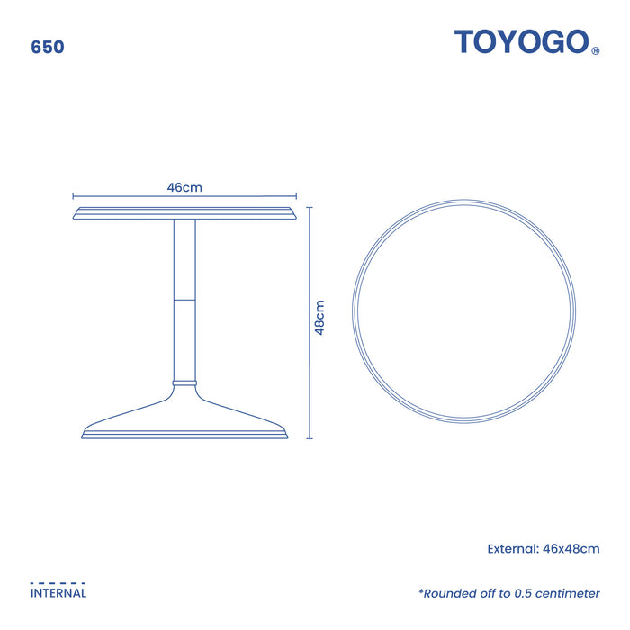 PARAGON TABLE ROUND (650)