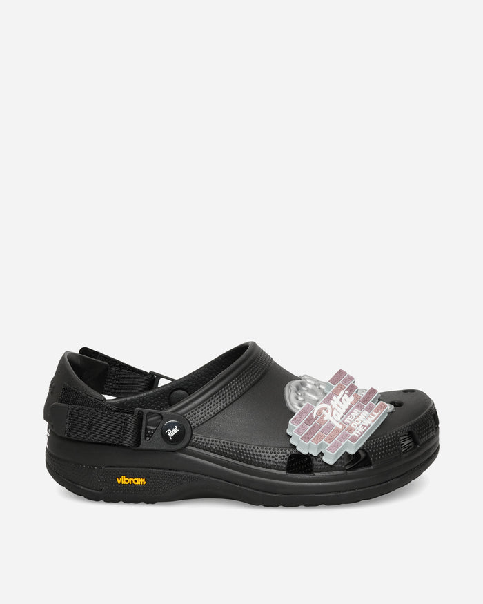 Crocs Patta X Crocs Classic Clog Black Sandals and Slides Sandals and Mules 212487 BLK