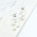 Pearl Multi Short Tickle Earrings
