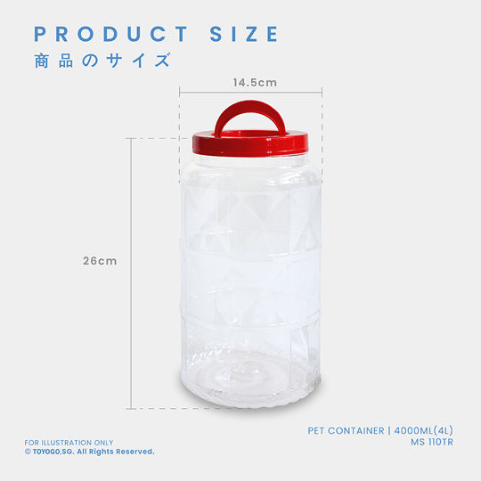 PET CONTAINER (MS110TR-32)