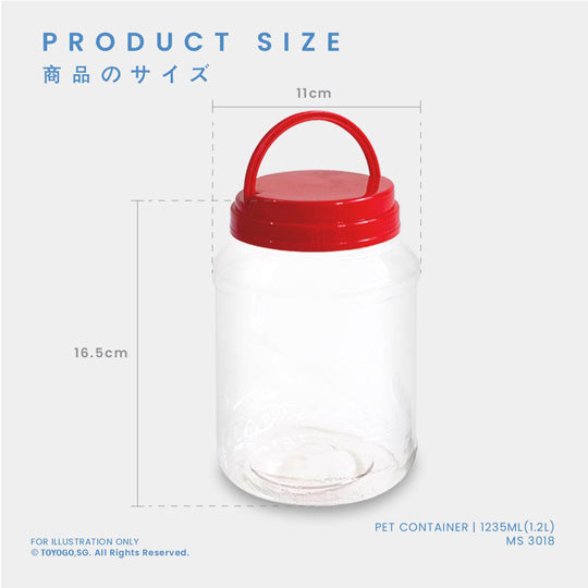 PET CONTAINER (MS3018-55)