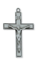 Pewter Crucifix On 24" Chain