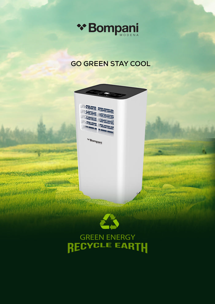 Portable Ac 9000Btu With Auto Swing, Led Display, And Remote Control - BO900