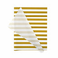 Printed Gold/White Stripes Tissue Paper