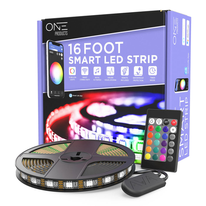 ProMounts 16FT Smart LED Light Strip WIFI Amazon Alexa and Google Assistant - One Products