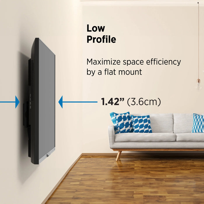 ProMounts Flat / Fixed TV Wall Mount for 50" to 92" TVs up to 165lbs (FF84) - One Products