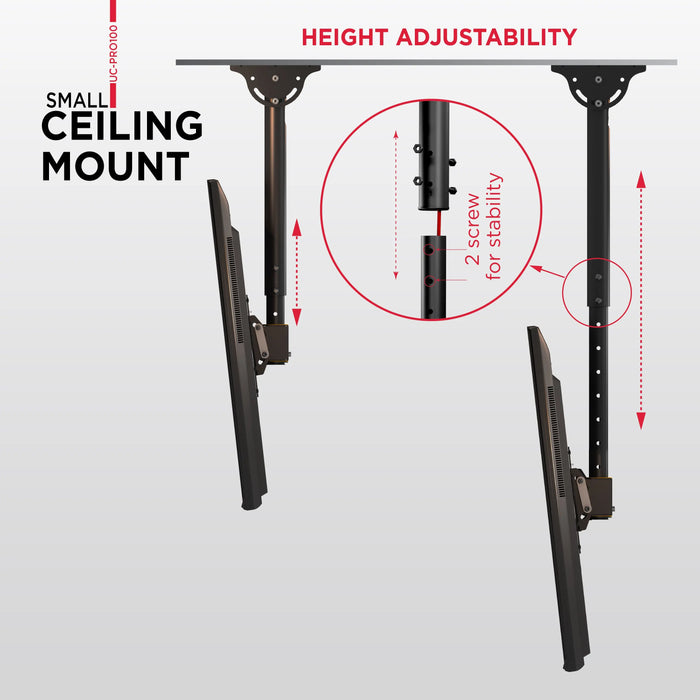 ProMounts Premium Articulating / Full Motion TV Ceiling Mount  for 23" to 42" TVs Up to 110lbs ProMounts Ceiling Mount