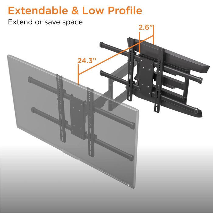ProMounts  Premium Articulating / Full Motion Wall TV Mount For 42" to 75" TVs Up to 90lbs ProMounts TV Mounts