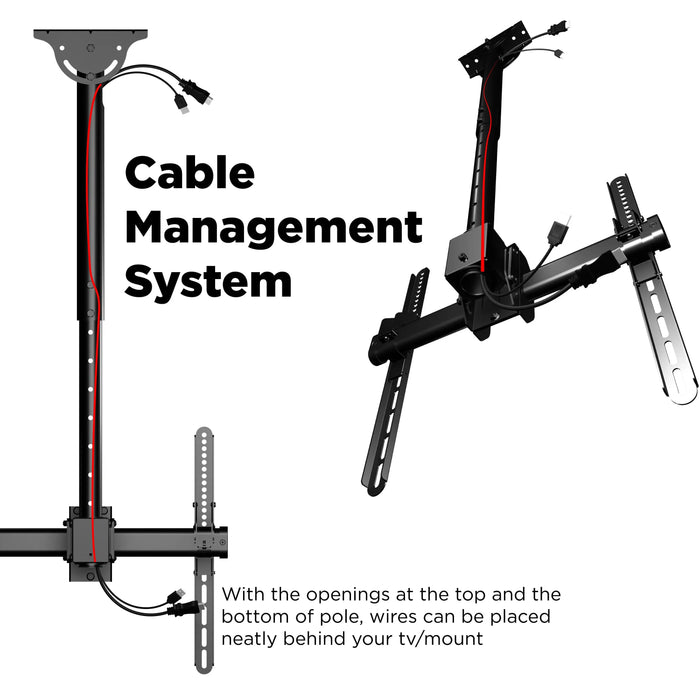 ProMounts Premium TV Ceiling Mount Fits Most 32-65 inch, Holds 88lbs ProMounts Ceiling Mount
