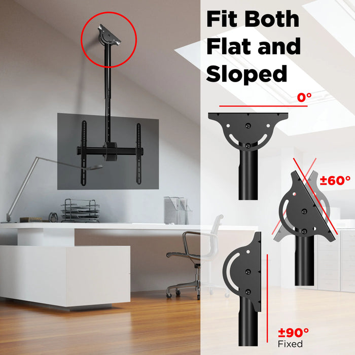 ProMounts Premium TV Ceiling Mount Fits Most 32-65 inch, Holds 88lbs ProMounts Ceiling Mount