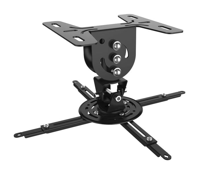 ProMounts Universal Ceiling Drop Down Projector Mount Bracket for Flat or Sloped Ceiling, Compatible with LCD/DLP Projector, Tilts ±20°/Swivel 360° and Suspends up to 7.5" (UPR-PRO150) ProMounts Projector Mount