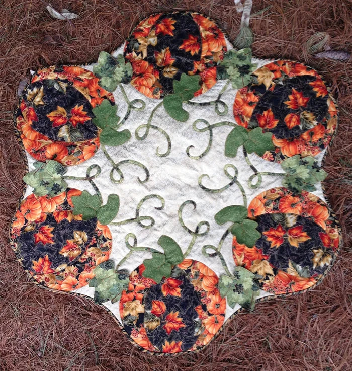 Pumpkin Leaves All Around