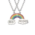 Rainbow Best Friends Necklace, Set of 2