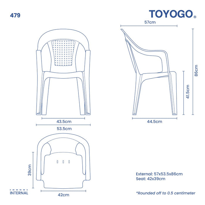 RAINBOW GARDEN CHAIR (479)